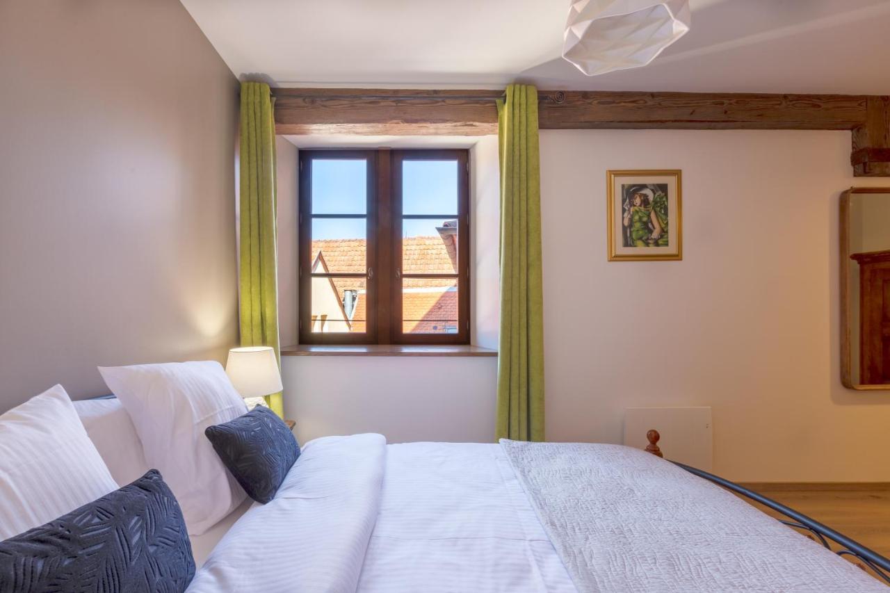 Le Rhenanus Jean Geiler De Kaysersberg - Appartement Ideal Pour Famille, Au Calme - Centre Ville - Parking Gratuit Селеста Екстер'єр фото